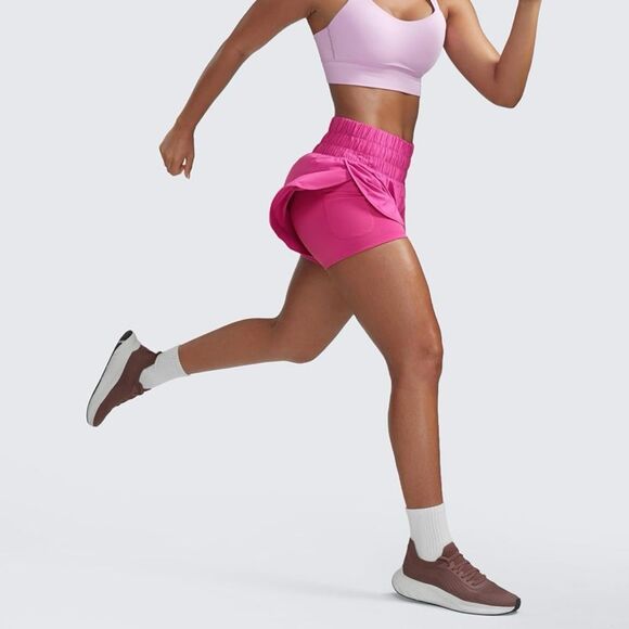 Pair of CRZ YOGA High Waisted Running Shorts - Picture 9 of 14